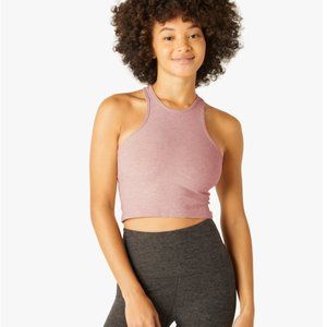 Beyond Yoga Studio Cropped Tank - Blush Pink